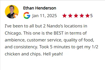 Nando's USA Reviews 1