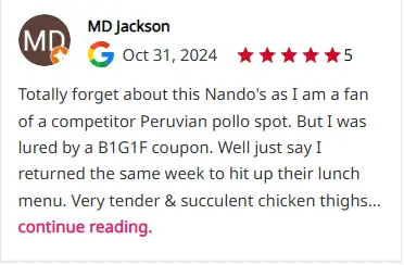 Nando's USA Reviews