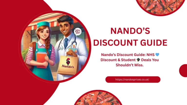 Nando's Dicount Guide