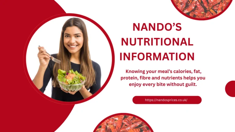 Nando's Nutritional Information