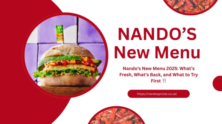 Nando's New Menu