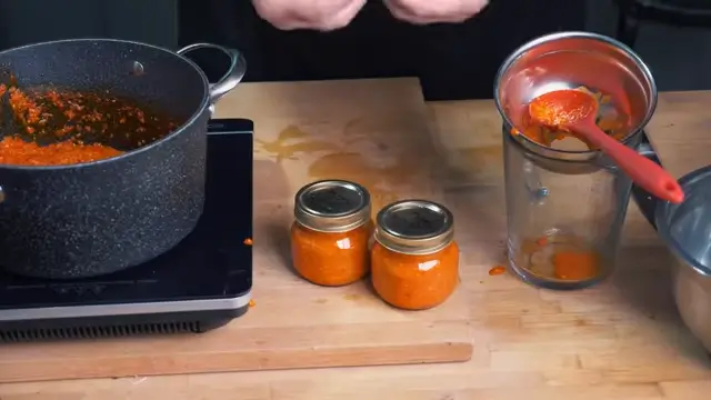 peri-peri sauce storage