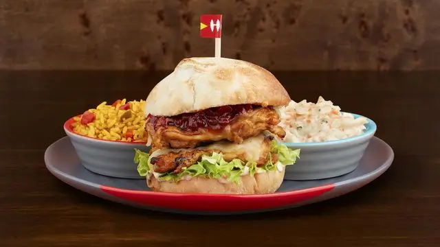Nando's sunset burger