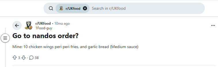 Nando's garlic Bread Reviews 1