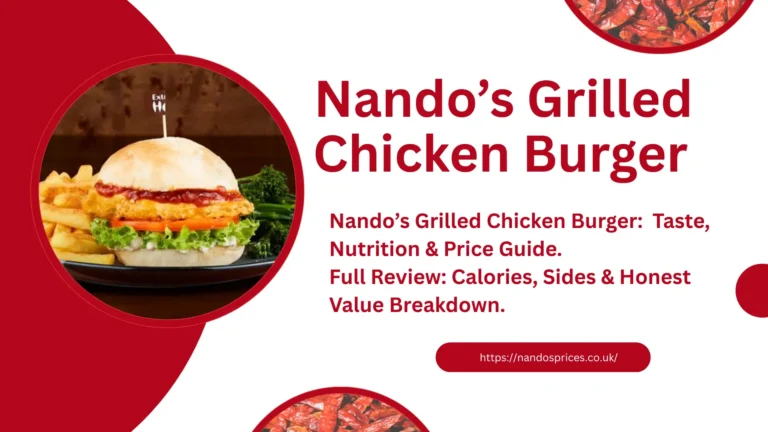 Nando's grilled Chicken Burger (1)